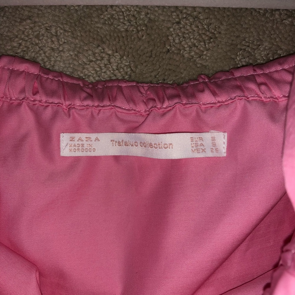 ZARA Women’s Small Pink Spaghetti Strap Tube Top - Picture 6 of 6
